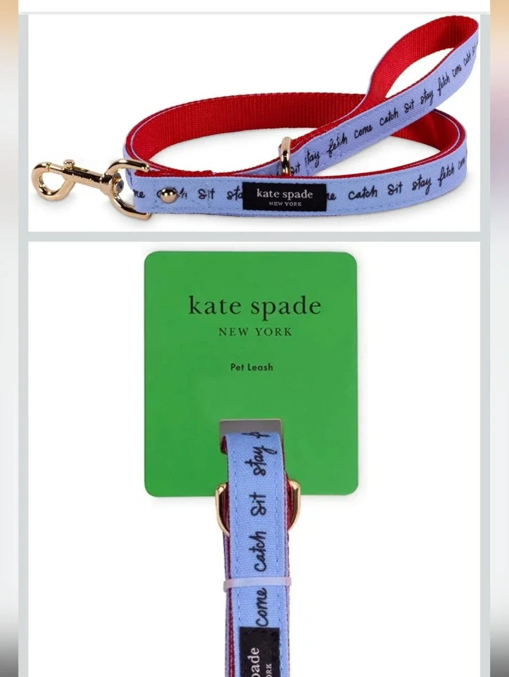 Kate Spade New York 4.5ft Dog Leash, Heavy Duty for Female or Male Dogs